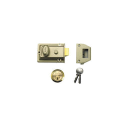 Yale Locks 630077105162 P77 Traditional Nightlatch 60mm Backset Chrome Finish Visi