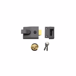 Yale P-89-CH-CH-60 Deadlocking Nightlatch 60mm Chrome Cylinder Chrome Case Pre Packed