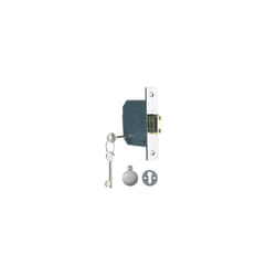 Yale Locks 655620205162 PM562 Hi-Security BS 5 Lever Mortice Deadlock 81mm 3in Polish Chrome