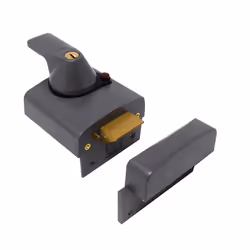 Yale YALPBS2DMG PBS1 & PBS2 Auto Deadlocking PBS2DMGPB40  BS2 British Standard Nightlatch  40 mm  Finish  High Security Appro ...