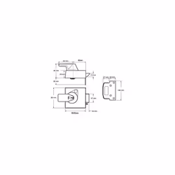 Yale YALPBS2DMG PBS1 & PBS2 Auto Deadlocking PBS2DMGPB40  BS2 British Standard Nightlatch  40 mm  Finish  High Security Approved by Insurance Companie