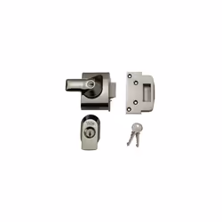 Yale Locks 630020005162 BS2 Nightlatch British Standard Lock 40mm Backset Chrome Finish Visi