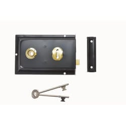 Yale Locks P334 Rim Lock Black Finish 156 x 104 mm Visi Pack