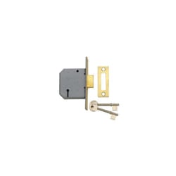 Yale Locks 650322105162 PM322 3 Lever Mortice Deadlock Polished Chrome 65mm 2.5in