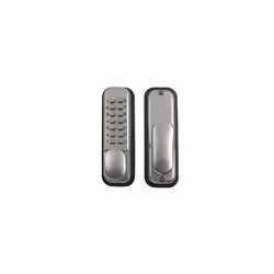 Yale Locks PDL02SC Push Button Door Lock - Chrome Finish