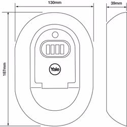 YALE Y500/187/1 Combination Key Access Safe - ( > Padlocks-and-Safes ) - Additional view 6