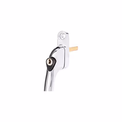 P-YWHLCK40N-PC Universal Window Handles, fits Right or Left Handed windows, 40mm spindle, Lockable, Visi Packed, suitable for PVCu windows, Polished