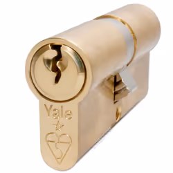 Yale KM3540-PB - KM Superior 1 star Euro Cylinder lock - 35/40 (85mm) / 35:10:40 - Brass finish - High Security