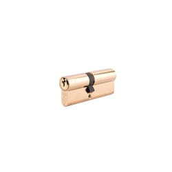 KM3545-PB - KM Superior 1 star Euro Cylinder lock - 35/45 (90mm) / 35:10:45 - Brass finish - High Security