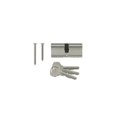Yale Locks PKM4545-NP Euro Double Cylinder Kitemark 45 x 45 100mm Nickel Plated Visi