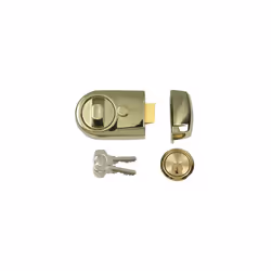 Yale Locks P-Y3-BLX-PB-60 Y3 Nightlatch Modern 60mm Backset Brasslux Finish Visi