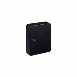 Yale Cabinet for 46 Keys, Combination Lock, Wall Mounted, 30 x 24 x 8 cm, Black