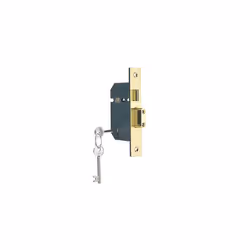 BM550PB78 5 Lever Mortice Sashlock High Security Brass Finish 3 Inch76 mm