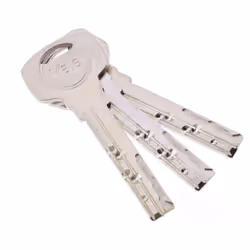 Yale B-ED3040-SNP Euro Double Cylinder, 3 Keys Supplied, Standard Security, Boxed, Suitable for All Door Types, Nickel Finish, 30:10:40 (80 mm)