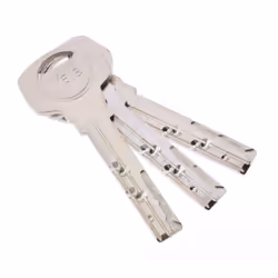 B-ED4545KA-SNP - Euro Cylinder Lock - Keyed Alike - 45/45 (100mm) / 45:10:45 - Nickel Finish - Standard Security - 2
