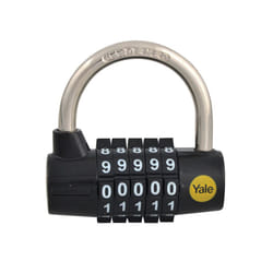 Yale Locks YALY16048 Steel 5 Dial Combination Padlock 48 mm