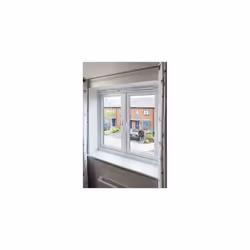 Yale P-2YWHLCK40N-WH Universal Window Handles, fits Right or Left Handed windows, 40mm spindle, Lockable, Visi Packed, suitable for PVCu windows,