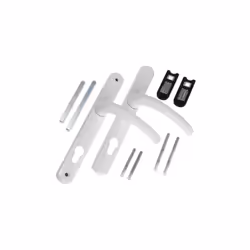 Yale Superior Door Handle Standard Security for PVCu Doors 92 mm/215 mm White