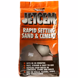 EVERBUILD RAPID SETTING SAND & CEMENT REPAIR, GREY, 6KG, PREMIXED & SETS IN 30 MINS (ORANGE BAG)