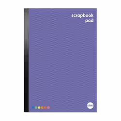 RHINO 13 x 9 Scrapbook 80 Page Multi-Coloured Sugar Paper (Pack of 36)
