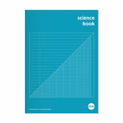 RHINO A4 Science Book 64 Page F8M and 2:10:20 Graph Ruling (Pack of 80)