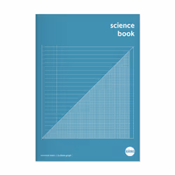 RHINO A4 Science Book 64 Page F8M and 1:5:10 Graph Ruling (Pack of 80)