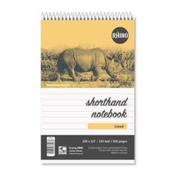 Rhino 200 x 127 Shorthand Notepad 150 Leaf F8 (Pack of 80)