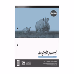 RHINO A4 Refill Pad 80 Leaf B (Pack of 40)