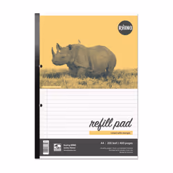 RHINO A4 Refill Pad 200 Leaf F8M (Pack of 20)
