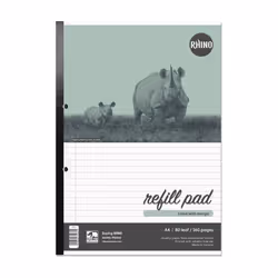 RHINO A4 Refill Pad 80 Leaf F8M (Pack of 40)