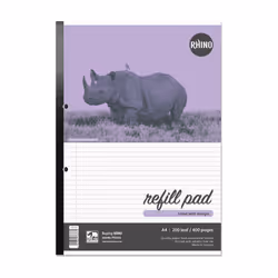 RHINO A4 Refill Pad 200 Leaf F6M (Pack of 20)