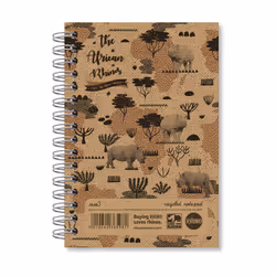 RHINO A6 Recycled Twinwire Notebook 200 page F7 (Pack of 72)