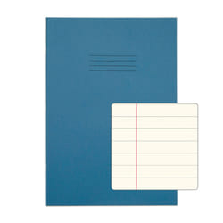 Rhino A4 Special Exercise Book 48 Page Light Blue with Tinted Cream Pa