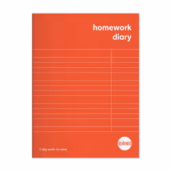 RHINO 8 x 6 Homework Diary 84 Page 5-Day Week (Pack of 100)