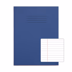 RHINO 9 x 7 Exercise Book 96 Page Dark Blue F8M (Pack of 100)