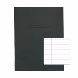 RHINO 9 x 7 Exercise Book 80 Page Dark Green F8M (Pack of 100)