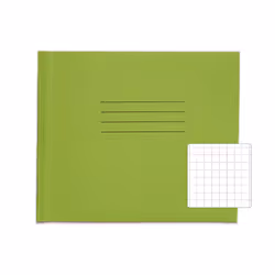 RHINO 138 x 165 Exercise Book 24 Page Light Green S10 (Pack of 100)