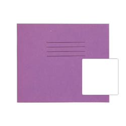 Rhino 138 x 165 Exercise Book 24 Page Purple B (Pack of 100)