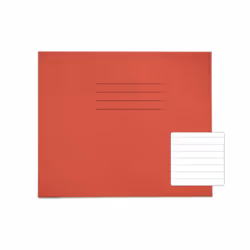 RHINO 138 x 165 Exercise Book 24 Page Red F11 (Pack of 100)