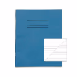 Rhino 8 x 6.5 Music Book 48 Page Ruled 8mm Feint Lines One Side 8 Musi