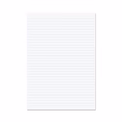 VEP051-27-0: RHINO A4 Exercise Paper 500 Leaf 8mm Lined Pack (Pack of 5)