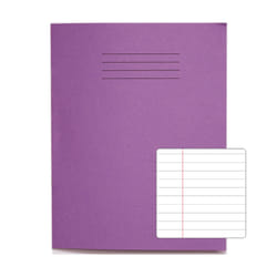 Rhino 9 x 7 Exercise Book 80 Page Purple F8M (Pack of 100)