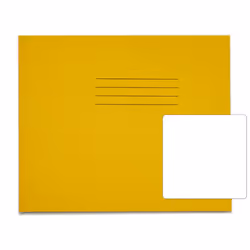 RHINO 6.5 x 8 Exercise Book 40 Page Yellow B (Pack of 100)