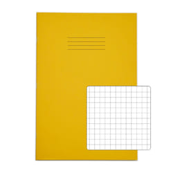 Rhino A4 Exercise Book 32 Page Yellow S7 (Pack of 100)
