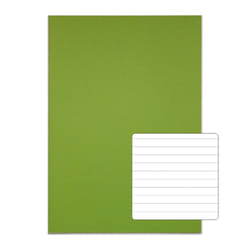 Rhino 13 x 9 Oversized Exercise Book 40 Page Light Green F8 (Pack of 1