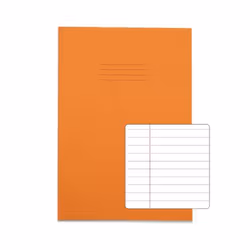 Rhino EXBOOK 80P F8M ORANGE A4 PK50