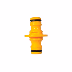 Hozelock Double Male Connector, Hose connector, Male/Male, PVC, Yellow