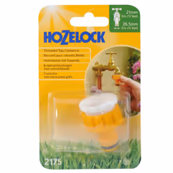 Hozelock Outdoor Threaded Hose Tap Connector BSP & Old Tap Adaptor - 21mm 26.5mm