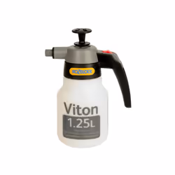 Hozelock Viton 1.25 Litre Sprayer, Compression garden sprayer, 1.25 L, Black, White, Polyvinyl chloride (PVC), TUV, 210 mm