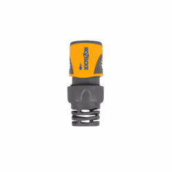 Hozelock Hose End Connector Plus (15mm &19mm), Tap connector, Female, PVC, Grey, Yellow